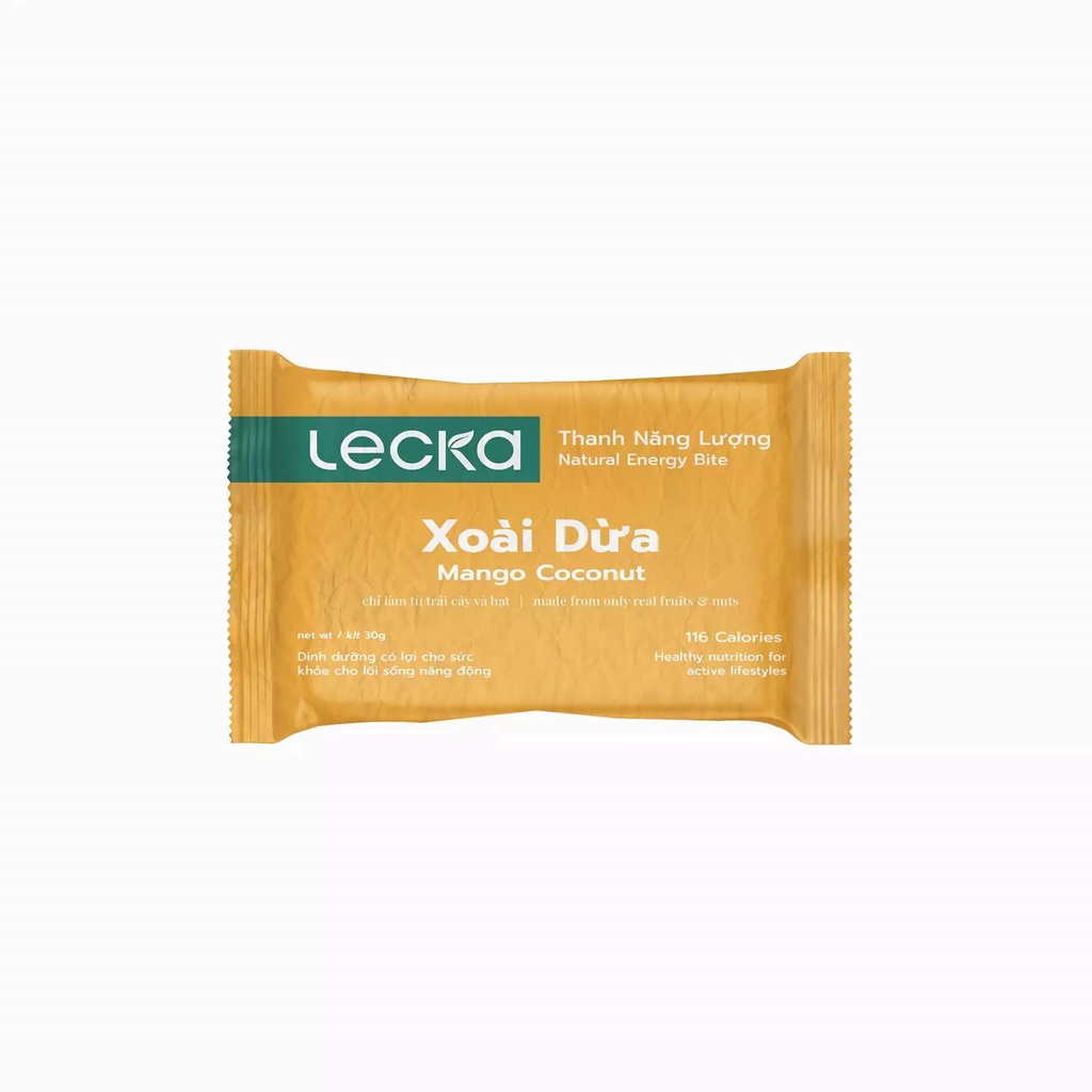 Thanh năng lượng Lecka Energy Bites – Xoài Dừa