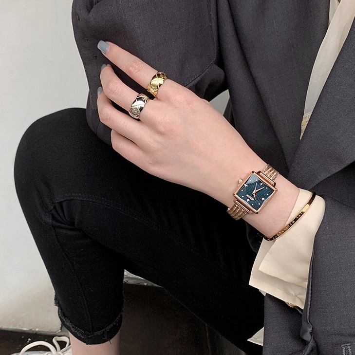 Đồng hồ nữ JULIUS JA-1219 dây thép | Julius Official