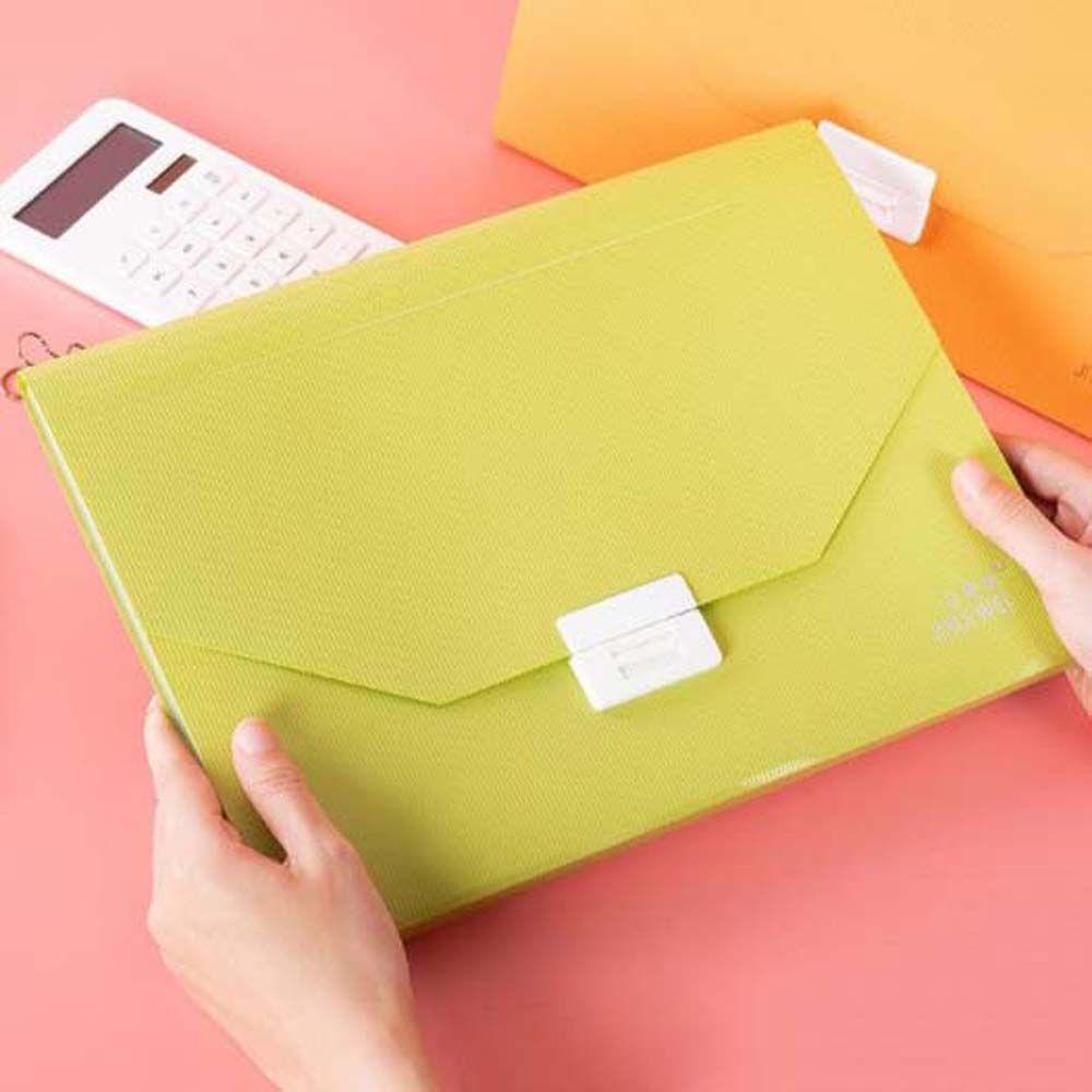 PEWANY Túi Đựng Tài Liệu 7 Ngăn Dạng Đứng Kèm Thẻ Tiện Dụng Cho Học Sinh / Văn Phòng