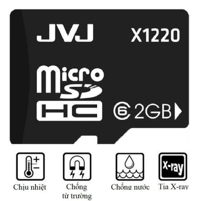 [GIÁ TẬN GỐC]  Thẻ nhớ 2G/4G/8G/16G/32G/64G JVJ microSDHC chuyên dụng CAMERA, lưu trữ hình ảnh âm thanh chuẩn
