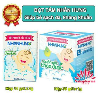 Bột tắm trẻ em Nhân Hưng