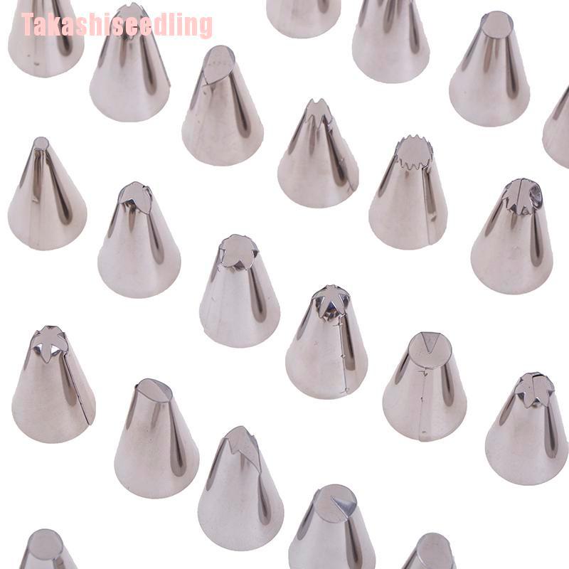 Bộ 24 / 36 / 48 Dụng Cụ Bắt Kem Trang Trí Bánh Bằng Inox Chuyên Dùng