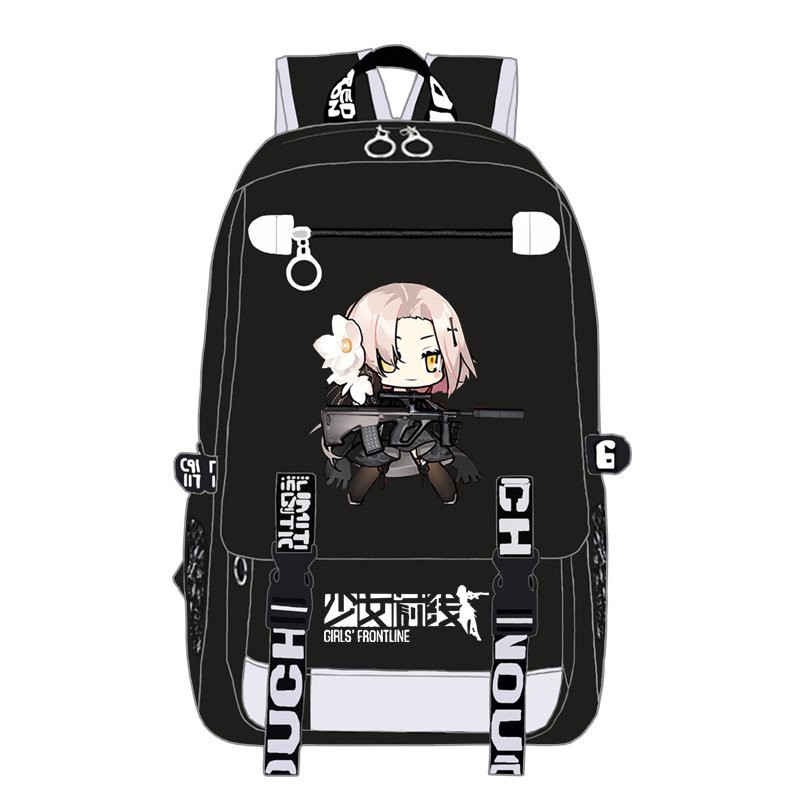 Balo nam nữ in hình Girls' Frontline anime chibi game thông minh cặp sách đi học