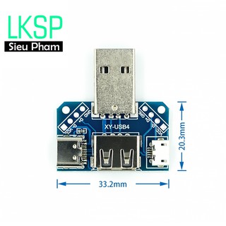 Bộ Chuyển Đổi USB MicroUSB TypeC