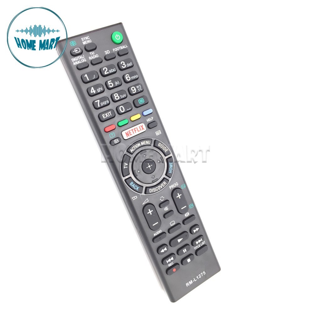 REMOTE ĐIỀU KHIỂN SONY SMART RM-L1275 TẶNG PIN RM02 CÓ NÚT NETFLIX