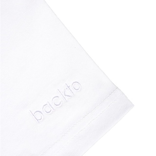 Áo thun BACKTO SIGNATURE - White