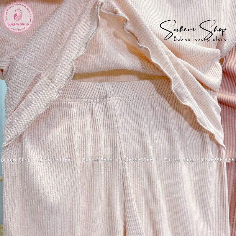 Bộ cộc tay cánh dơi cuốn bèo bé gái cookie thời trang bé gái mùa hè 2022