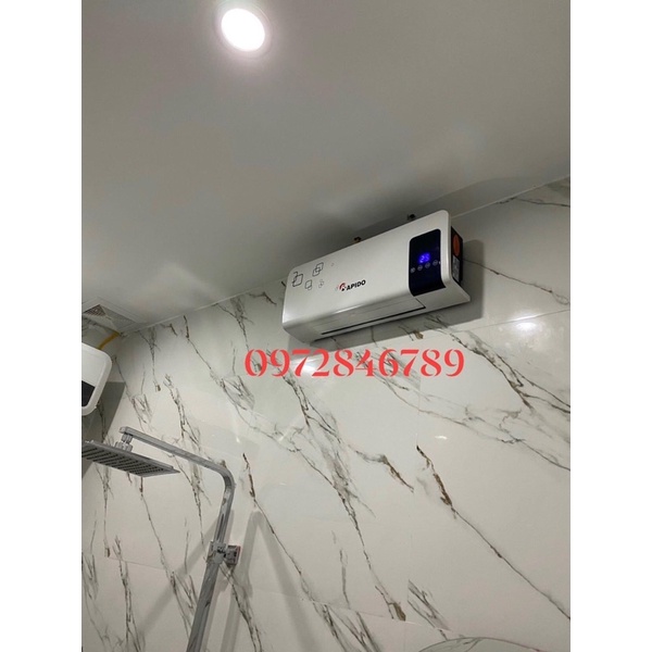 Máy Sưởi Gốm Rapido RCH_2000D khiển từ xa bảng điều khiển led chính hãng bảo hành tại nhà