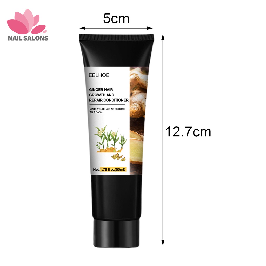 [BK] Compact Hair Building Conditioner Ginger Soften Hair Scalp Care Growth Conditioner Easy to Maintain for Salon