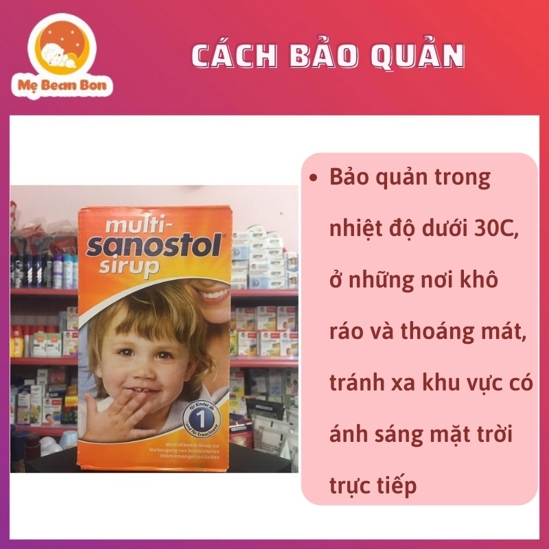 vitamin tổng hợp sanostol đức số 1 230ml cho trẻ từ 1-3 tuoi