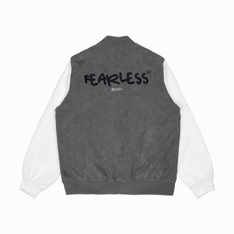 Áo khoác FEARLESS Varsity Jacket nhung tăm