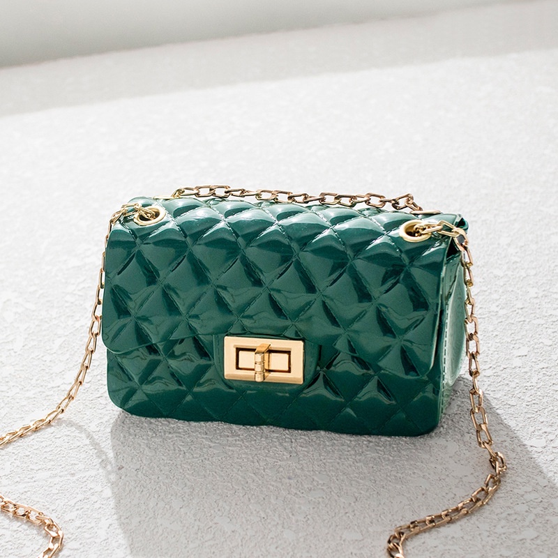 Túi Đeo Chéo Mini Phối Dây Xích Thiết Kế Nhỏ Nhắn Thời Trang Cao Cấp Cho Nữ