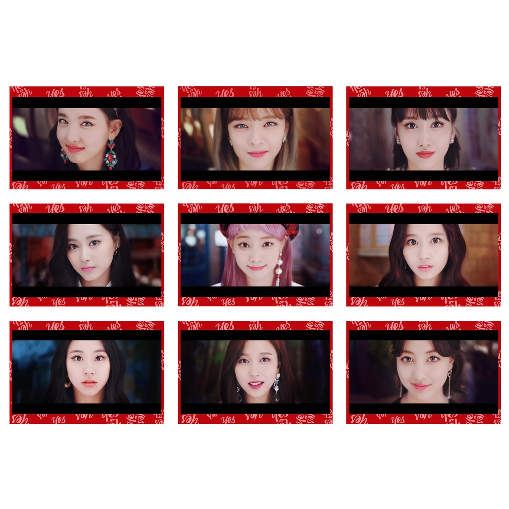 Lomo Card Ảnh Twice - MV Yes or Yes ( 36 ảnh)
