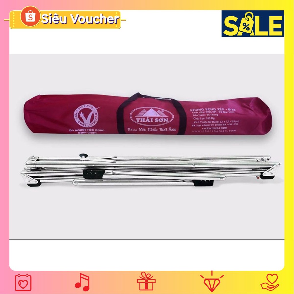 ⚡GIÁ TỐT⚡ [INOX 100%] Khung võng Chấn Thái Sơn CTS02 ⭐⭐⭐ Khung dày - chắc chắn | BigBuy360 - bigbuy360.vn