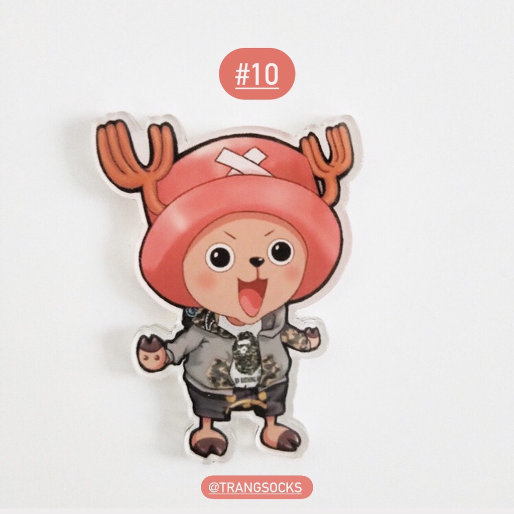 Ghim cài Balo, quần áo hoạ tiết Luffy One Piece