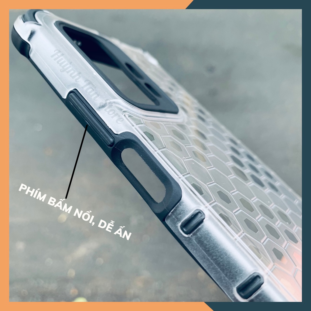 Ốp lưng xiaomi 11t mi 11t pro bee case vân tổ ong chống va đập chống ố vàng bảo vệ camera phụ kiện huỳnh tân store