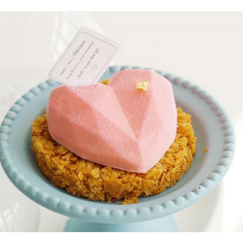 Khuôn Silicone Làm Bánh Tạo Hình Trái Tim 3D Độc Đáo Tiện Dụng Cho Mẹ/ Love 6