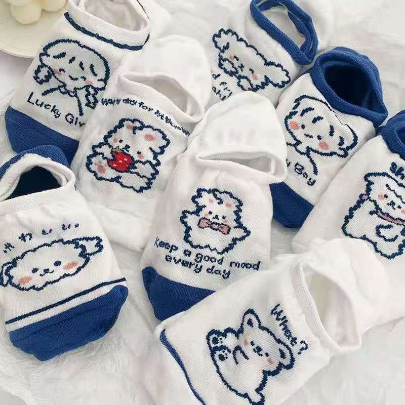 Tất lười vớ lười nữ họa tiết dễ thương Date84store