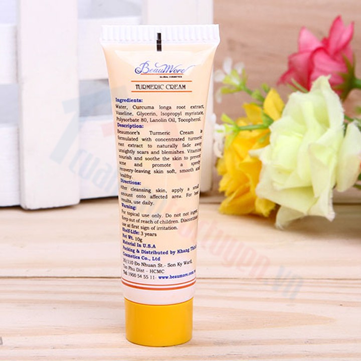 [CHÍNH HÃNG] Kem Nghệ Mờ Thâm Beaumore Turmeric Cream 10Gr