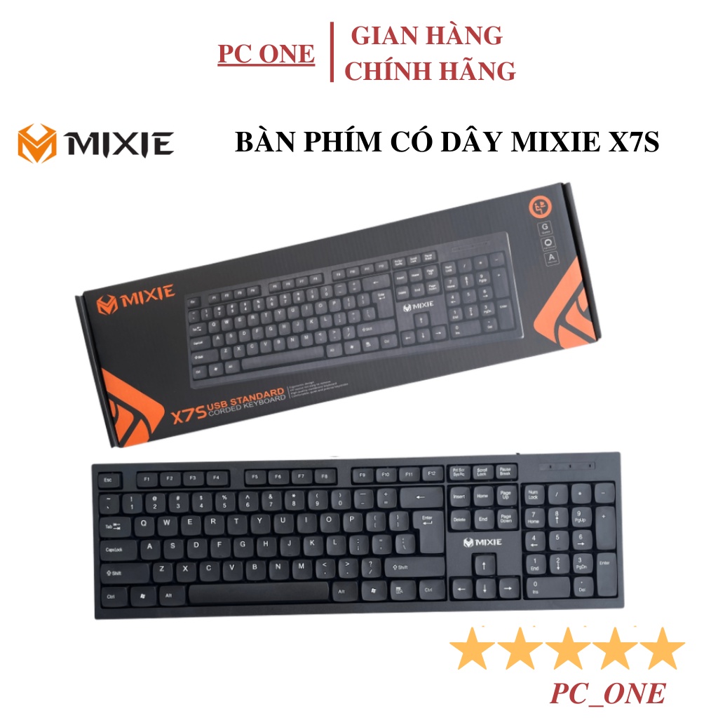 Bàn Phím Có Dây MIXIE X7S Chính Hãng