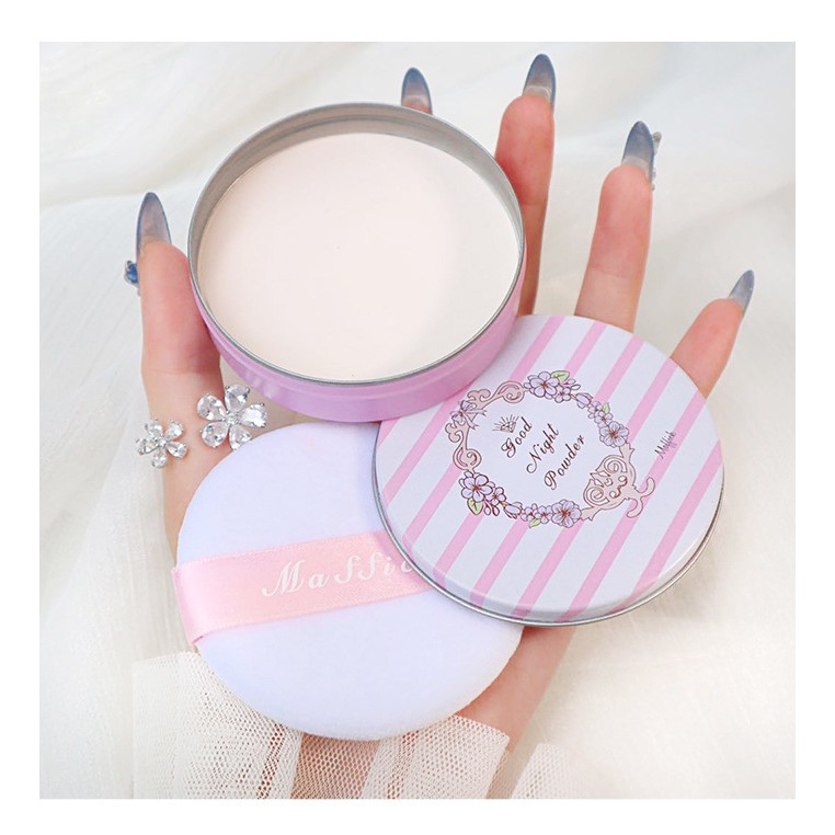 Phấn phủ dạng nén hộp thiếc Goonight