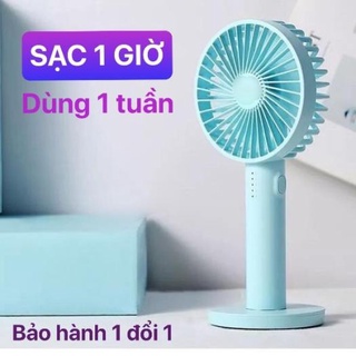 Quạt mini cầm tay tích điện_quạt tích điện cầm tay 3 chế độ siêu mát