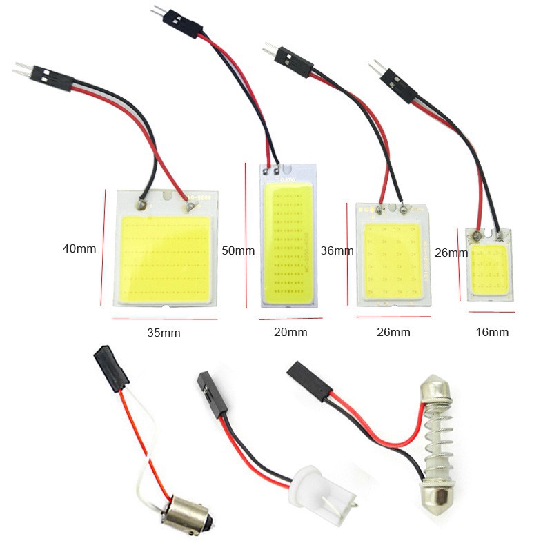 Đèn LED trợ sáng T10 COB chuyên dụng cho xe hơi