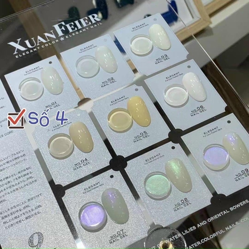 Sét sơn 9 chai tông nud