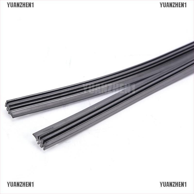 [YUANZHEN1] Set 2 Lưỡi Gạt Nước Cao Su Không Khung Cho Kính Chắn Gió Xe Hơi 28 &quot;