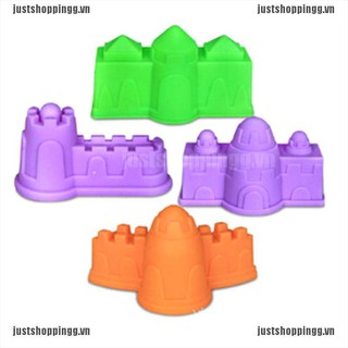 {shopping} 4Pcs Plastic Castle Building Model Mold Beach Fun Toys For Kids Children Toy{JUST}