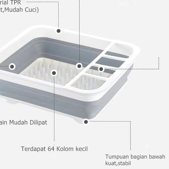 Giá Phơi Chén Dĩa Gấp Gọn Tiện Lợi 6.6