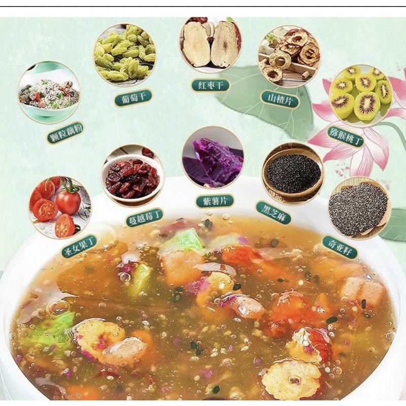Bột củ sen mix hạt dinh dưỡng , dưỡng nhan ,hạt chia 500g
