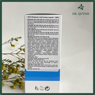 [CHÍNH HÃNG] Serum cấp ẩm Smas HA 100ml