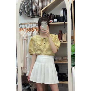  ÁO SƠMI KẺ ĐŨI CỔ BÈO