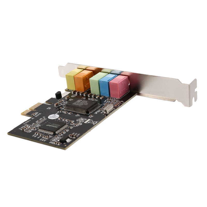 Thẻ Âm Thanh PCI-E X1 CMI8738 Chip 32 / 64 Bit 5.1 Kênh Cho Máy Tính