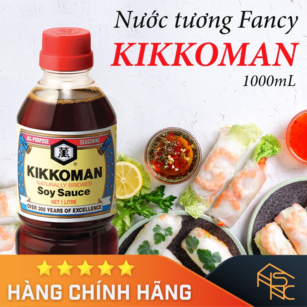 Nước tương Fancy hiệu Kikkoman 1L