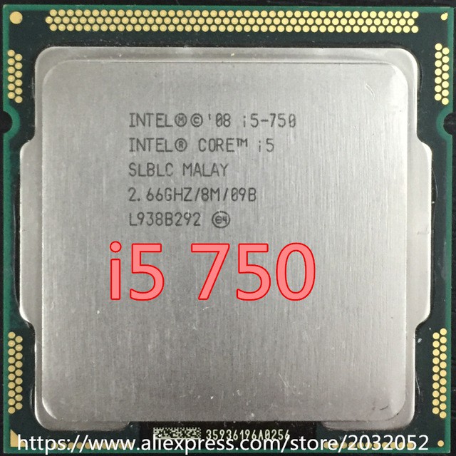 Bộ xử lý Intel® Core™ i5 - 750 8M bộ nhớ đệm, 2,66 GHz | BigBuy360 - bigbuy360.vn
