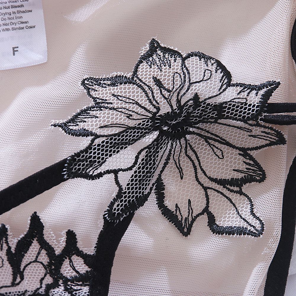 MOCHO Quần lót nữ cotton phối ren thêu hoa phong cách Hàn Quốc nhiều màu sắc