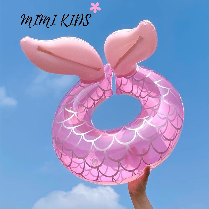 Phao bơi tiên cá hồng chống lật - Mimi Kids cho bé