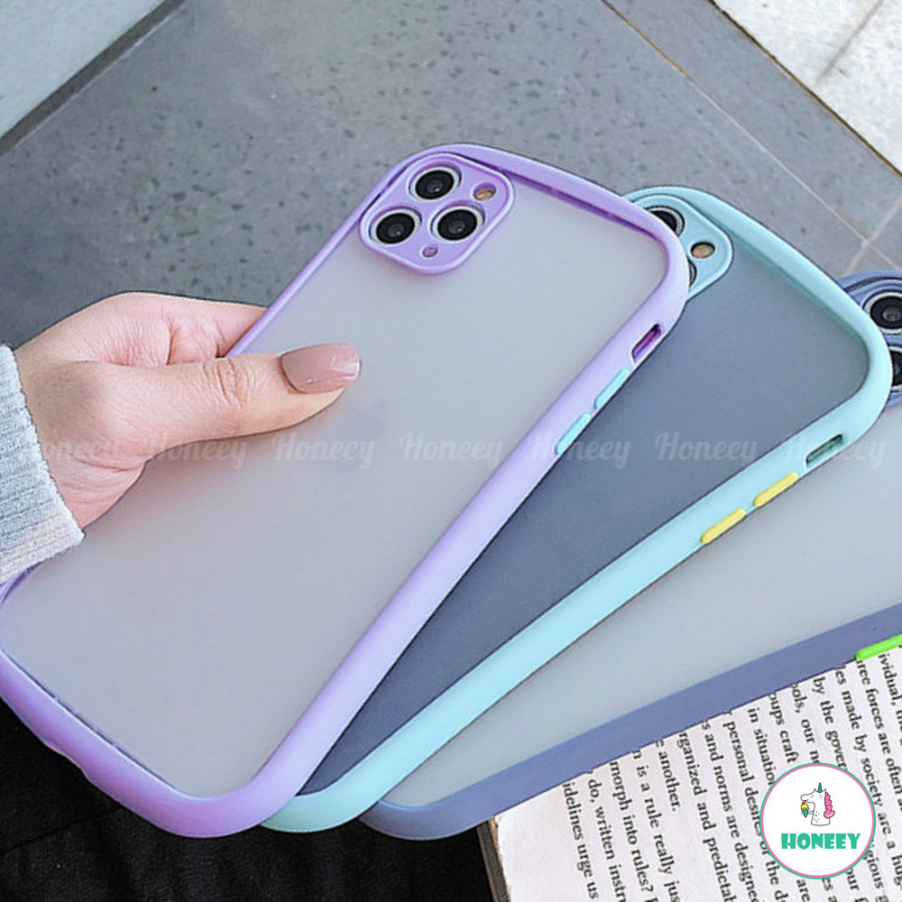 Candy Color Small Wrist Camera Lens Protector Matte Soft TPU Case for IPhone 11 Pro Max X Xs Max XR 8 7 Plus SE | BigBuy360 - bigbuy360.vn