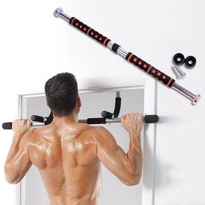 Thanh tập xà đơn treo tường gắn cửa nhiều cỡ kích thước có thể tùy chỉnh phù hợp tập gym tại nhà tăng cơ-ảnh thật bắp