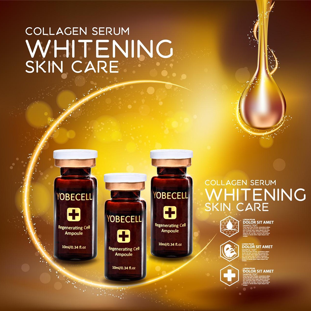 Tinh Chất Tế Bào Gốc Yobecell Giúp Tái Tạo Da, Làm Mờ Sạm Nám và Nếp Nhăn 10ml