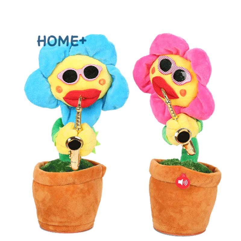 Đồ Chơi Búp Bê Hình Hoa Hướng Dương Nhảy Múa 35cm 80 Thú Vị Dễ Thương Cho Bé