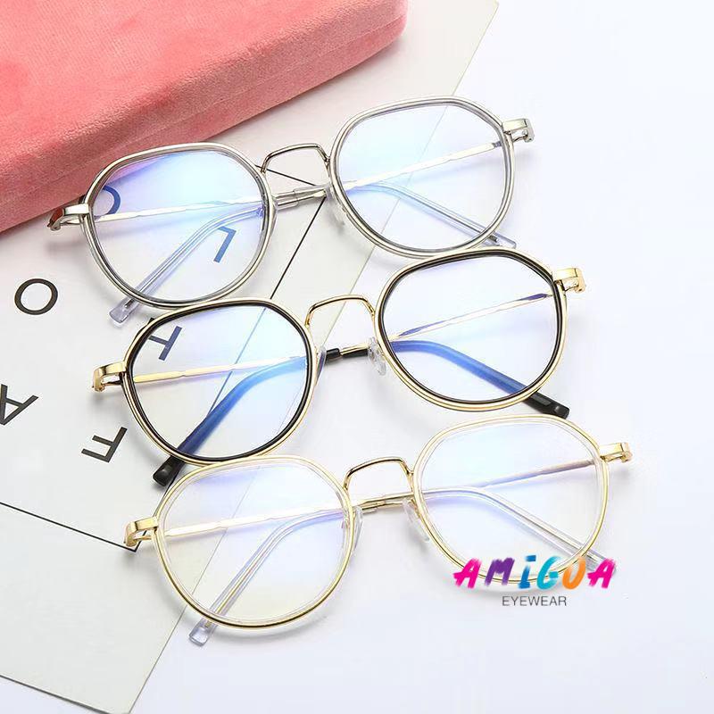 ✨✨Mắt Kính Chống Bức Xạ Gọng Tròn Phong Cách Cổ Điển Cho Nữ
