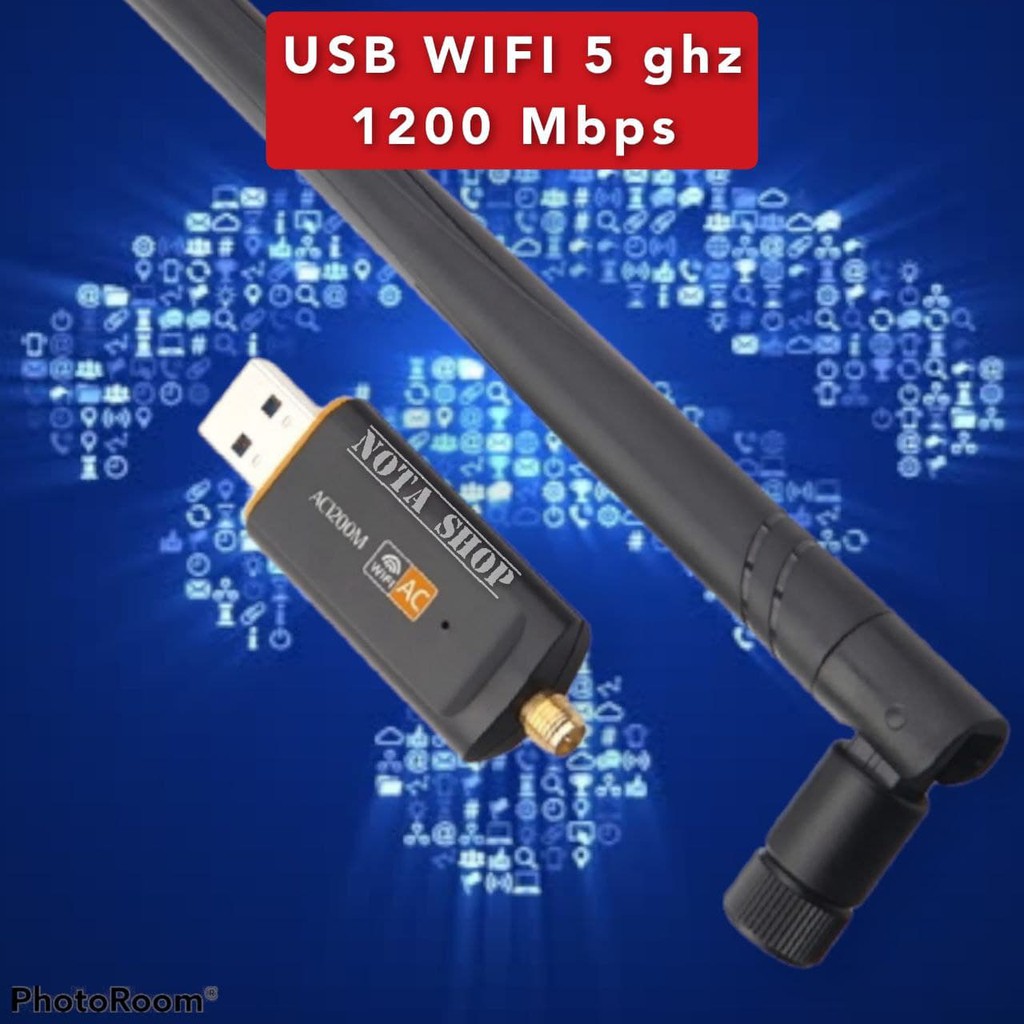 [Có sẵn] Combo USB thu WIFI + BLUETOOTH 5Ghz chuyên dụng dành cho anh chị lấy máy tính công ty VỀ NHÀ làm, có sẵn driver