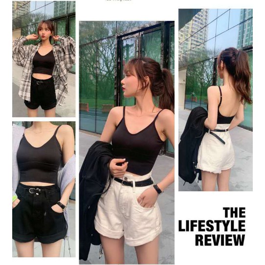 ÁO BRA GÂN TẬP GYM, YOGA DÁNG CROPTOP LƯNG CHỮ U KHÔNG GỌNG_WM001