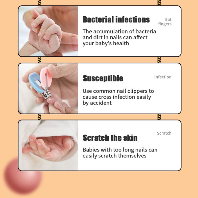 Bộ Dụng Cụ Chăm Sóc Móng Tay Cho Bé Sơ Sinh