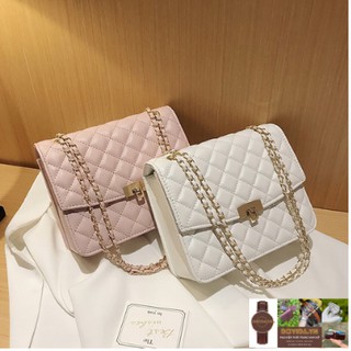Túi xách nữ, túi đeo chéo trần trám khóa gập phong cách hàn quốc t01