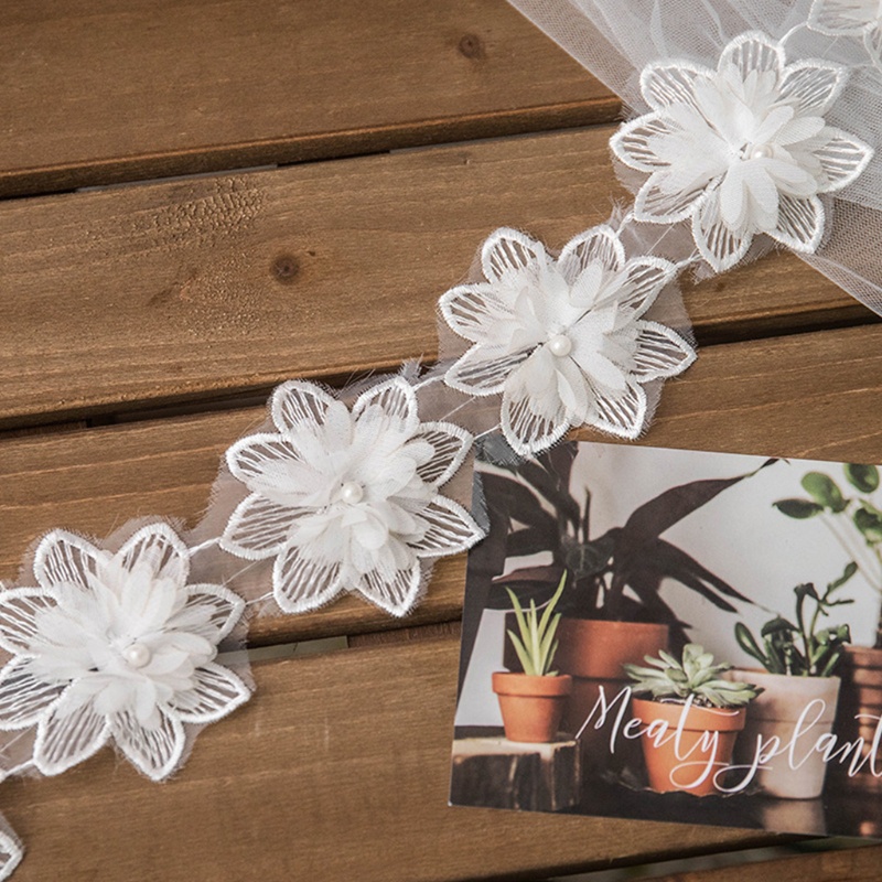 Cuộn Dây Ren Ruy Băng Trang Trí Bó Hoa Diy