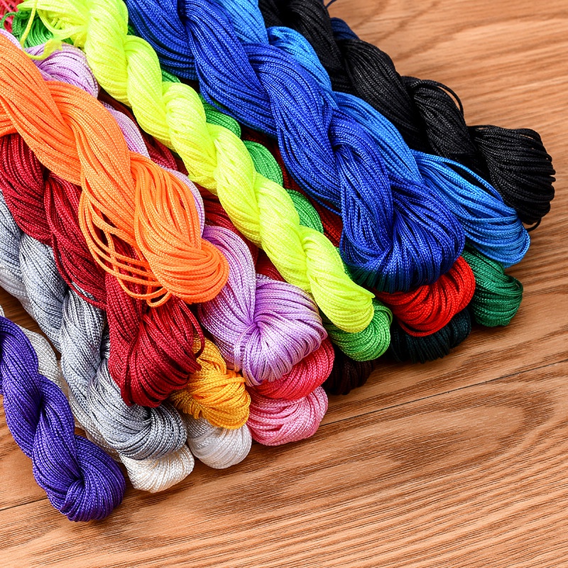 Cuộn dây nylon 1mm/26m dùng làm trang sức thủ công